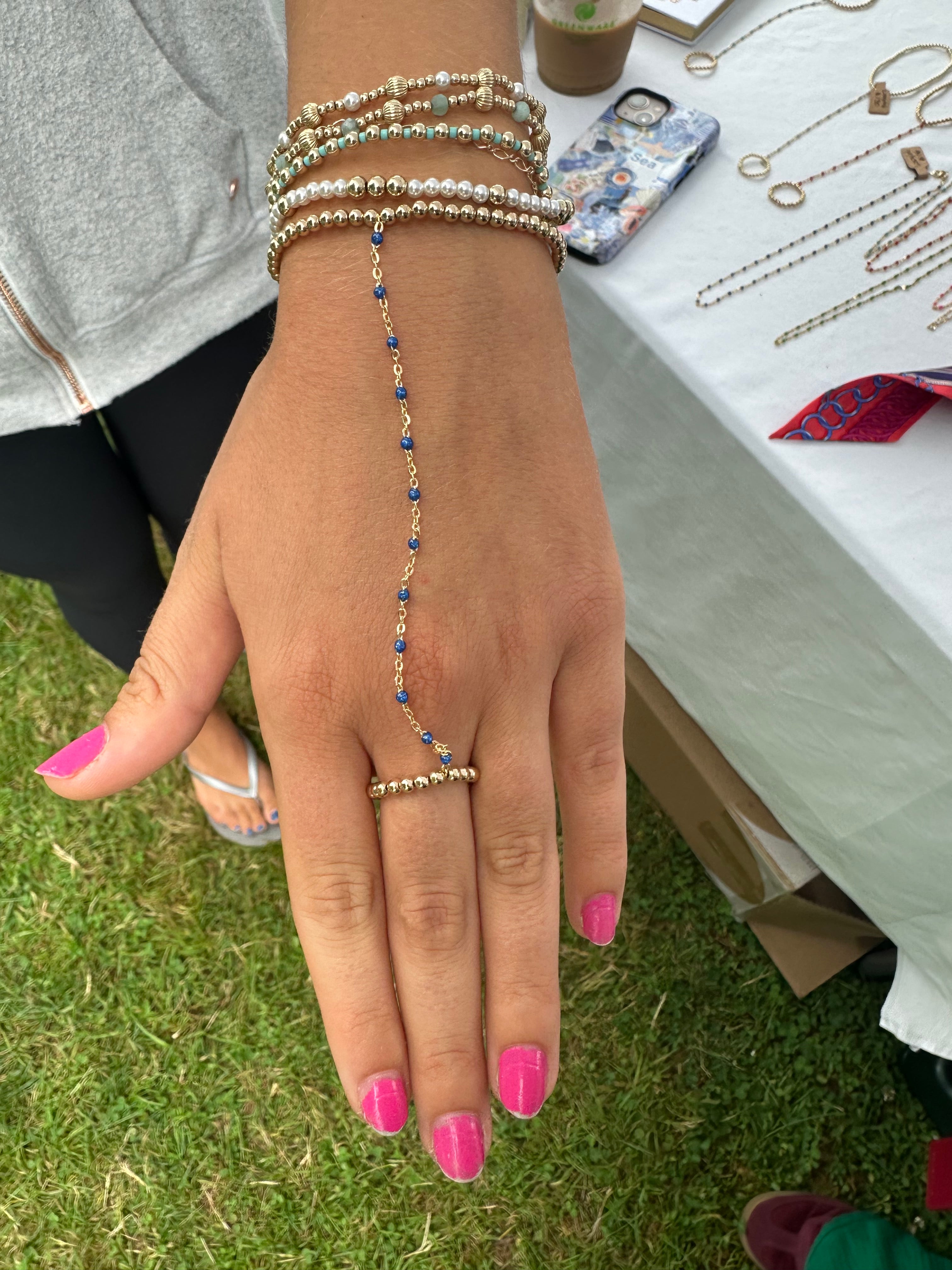 GF Enamel Ball Hand Chain