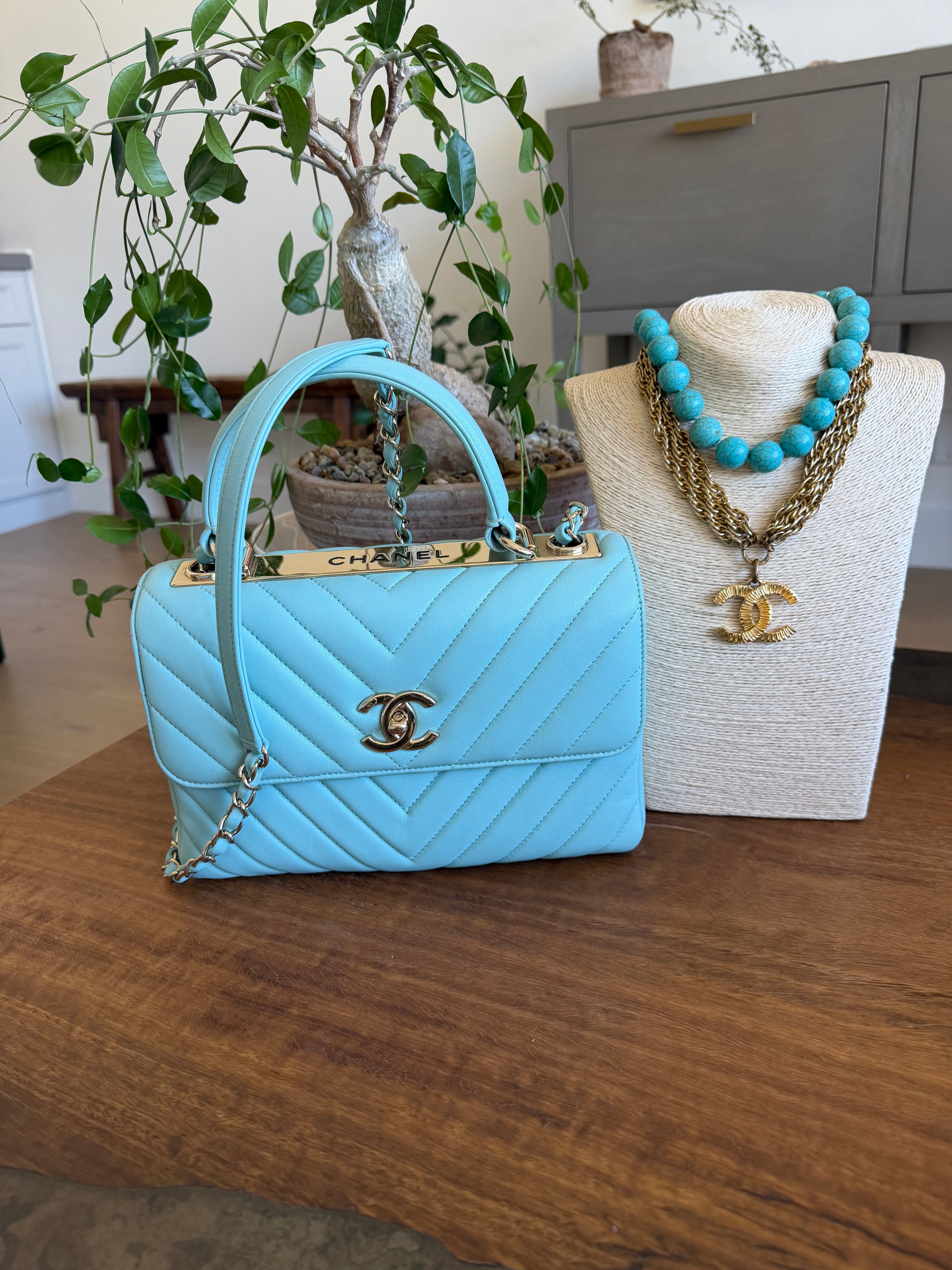 Chanel Chevron Quilted Bag