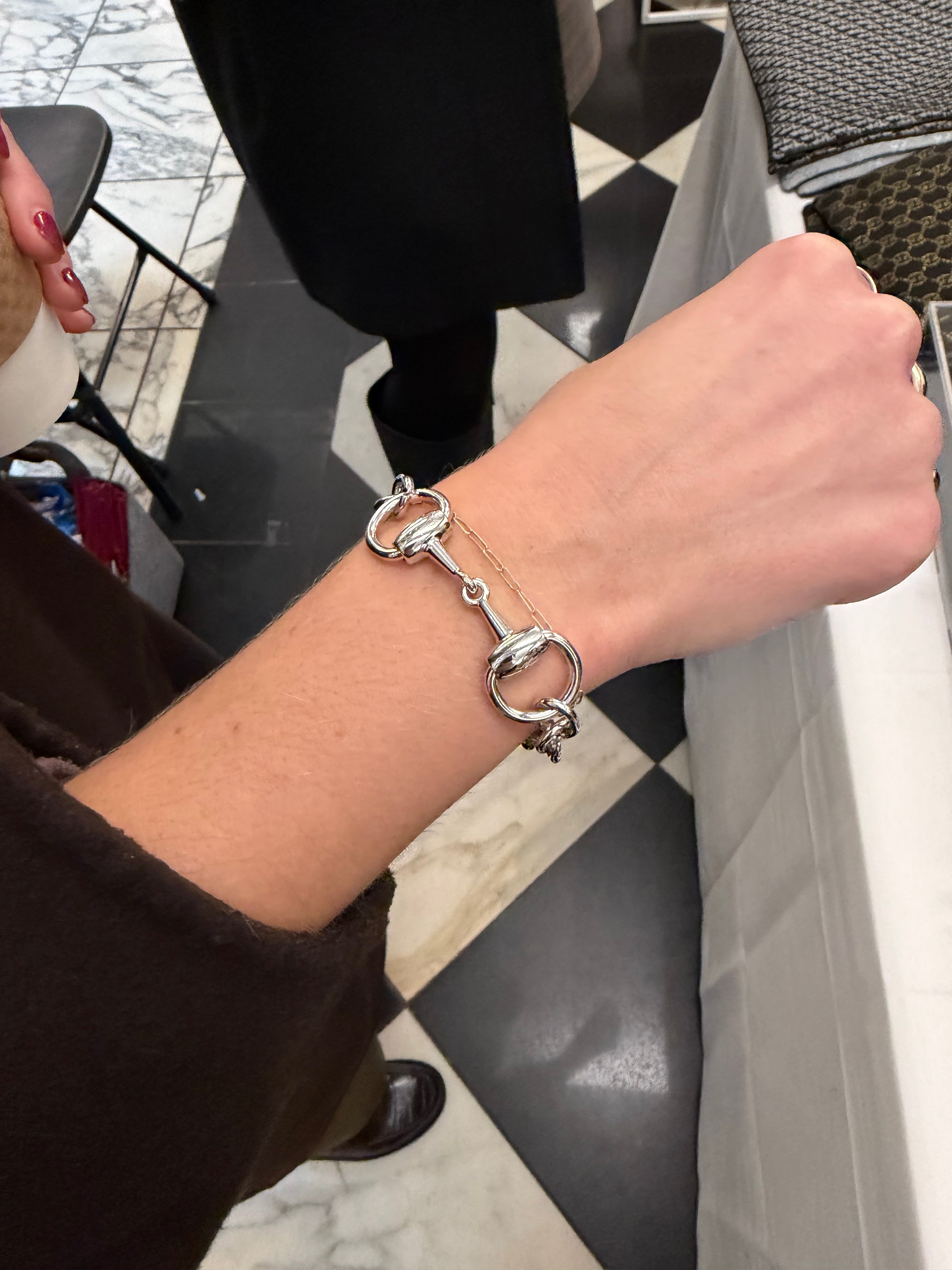 WG/SS Repurposed Gucci Horsebit Bracelet